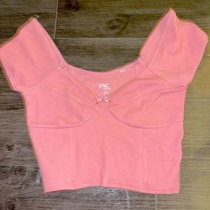 PacCares Ribbed Bustier Top